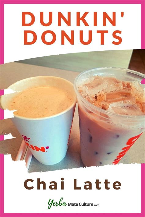 dunkin donuts chai latte